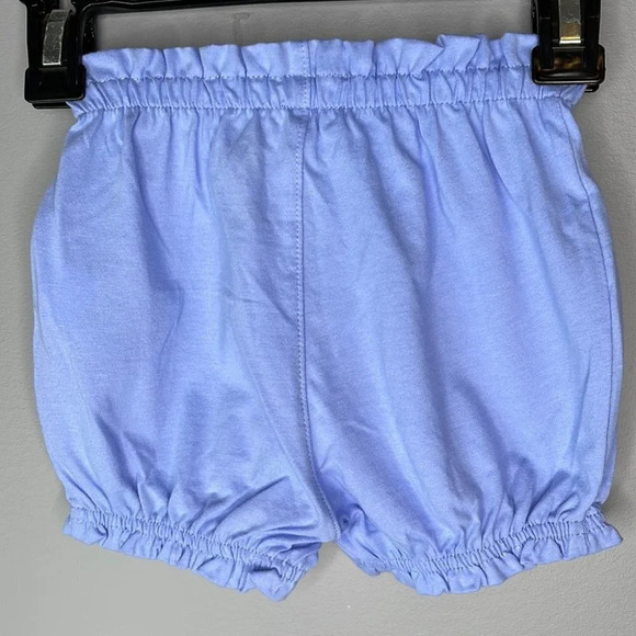 GAP NWT 6-12m Girls Bloomers Shorts Blue Bubble Elastic Waist/Leg Bear - Picture 5 of 7